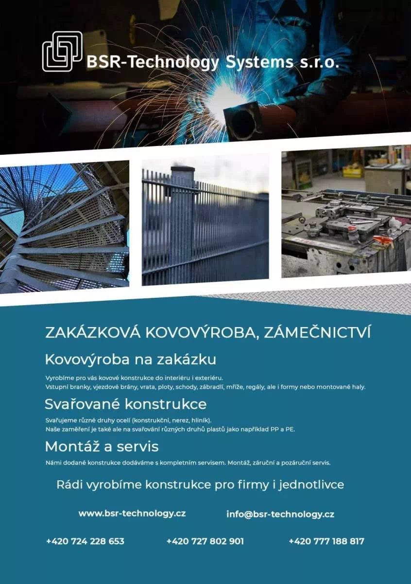 leták A4 - kovovýroba